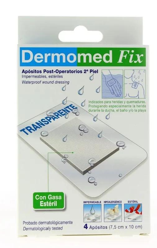 Dermomed fix Pansements postopératoires Dermomed Fix 7,5x10cm 4 unités