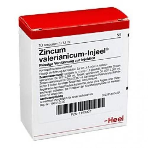 Guna Heel Zincum Valerianicum-Injeel Medicinale Omeopatico 10 Fiale