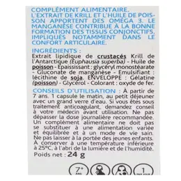 Naturland Huile de Krill Manganèse 45 capsules