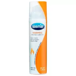 Sasmar Warming Lubrifiant avec Sensation de Chaleur Flacon Pompe 60ml