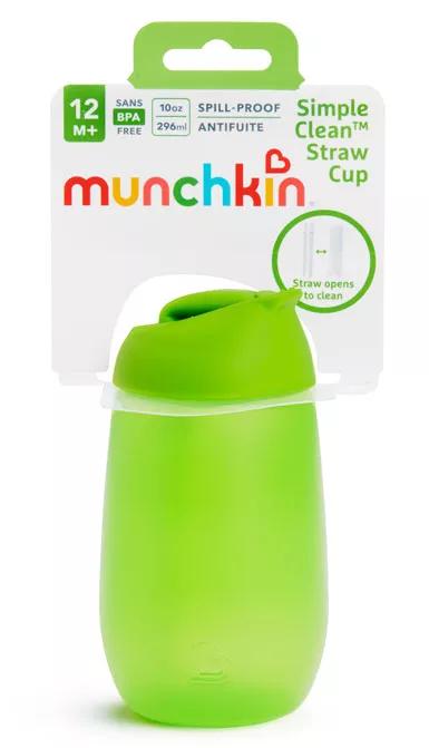 Munchkin Vaso Simple Clean +12m 296 ml Verde