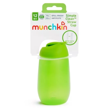 Munchkin Vaso Simple Clean +12m 296 ml Verde - Atida
