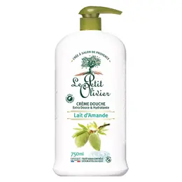 Le Petit Olivier Douche Crème Lait d'Amande 750ml