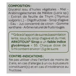 Arkopharma Arkotoux Sirop Soulage La Toux 140ml