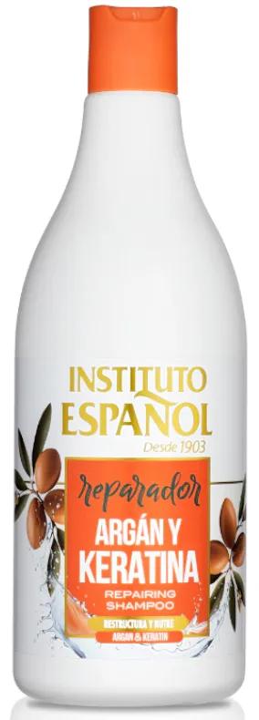 Shampooing réparateur à la kératine d&#39;argan de l&#39;Institut espagnol 750 ml