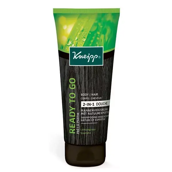 Kneipp shampoo-shower man ready-to-go, Lemongrass Guarana 200ml