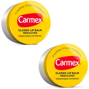 Carmex Classic Moisturizing Lip Balm Jar 2 pcs