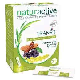 Naturactive Transit Stick Fluide Goût Pruneau 20 sticks