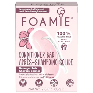 Foamie Hibiscus Solid Conditioner for Damaged Hair