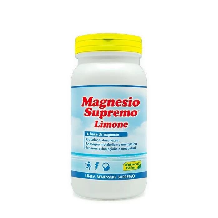 Natural Point Magnesio Supremo Lemon Integratore Magnesio 150 g