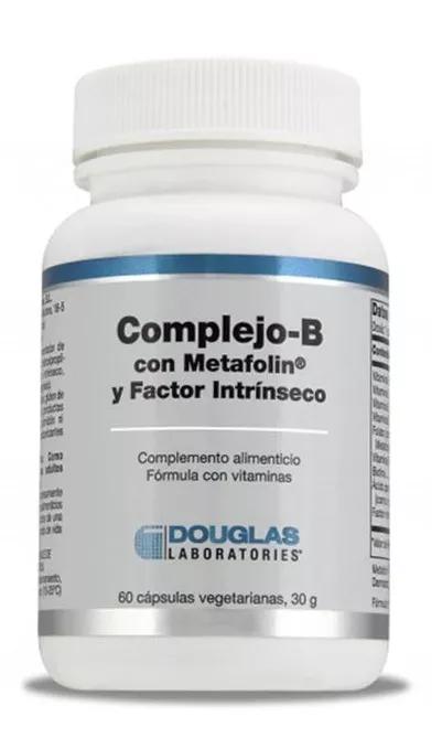 Douglas Laboratories Complejo-B con Metafolin y Factor Intríseco 60 Cápsulas Vegetales