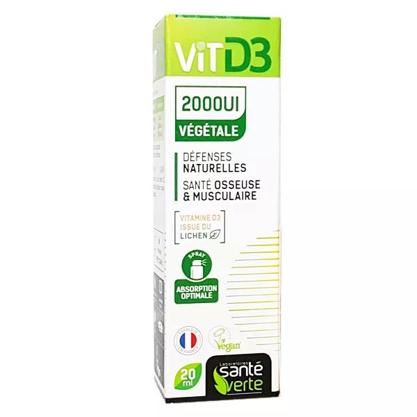 Santé Verte Vitamina D3 Vegetal Spray 2000UI 20ml