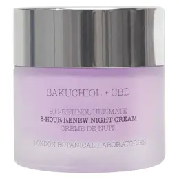 London Botanical Laboratories Crème de Nuit Bio-Rétinol Ultimate Régénérant 8h au CBD et Bakuchiol 50ml