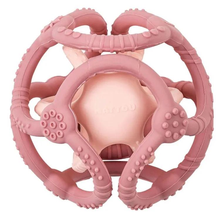 Anneaux de dentition Nattou Pink Ball, lot de 2