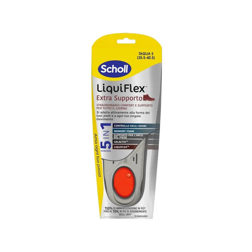 Scholl LiquiFlex Extra Supporto Soletta 5 in 1 Taglia S