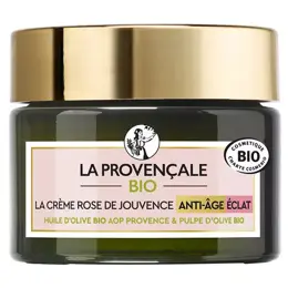 La Provençale Jouvence La Crème Rose Anti-Âge Éclat Bio 50ml