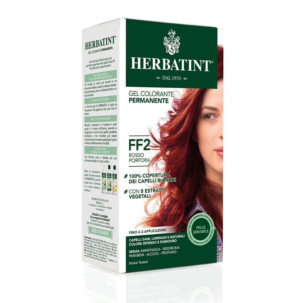 Herbatint Tintura Capelli Gel Permanente FF2 Rosso Porpora 150 ml