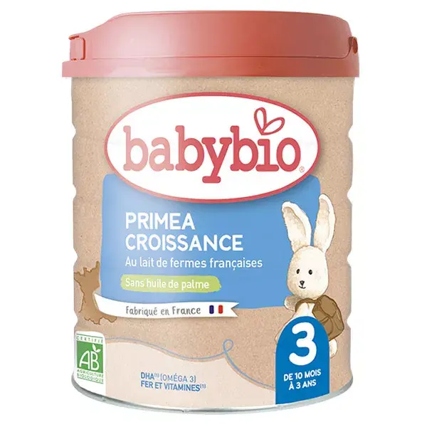 Babybio Lait infantile Primea 3ème Âge Bio 800g