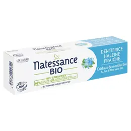 Natessance Soin Bucco-Dentaire Dentifrice Haleine Fraîche Bio 75ml