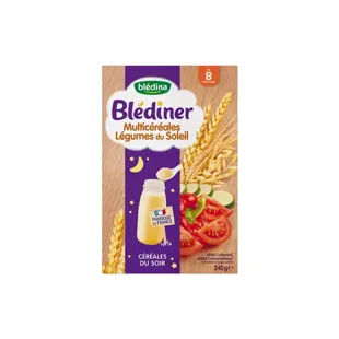 Blédina Blédiner Multicereali Verdure del Sole +8m 240g