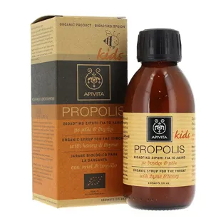 Apivita Propolis Kids Biologischer Halssirup für Kinder mit Honig und Thymian 150ml