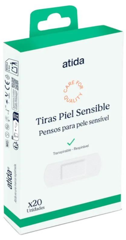 Imagen de Atida Tiras Apósito Piel Sensible 20 uds