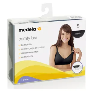 Bequemer Medela Schwangerschafts-BH Größe S Schwarz