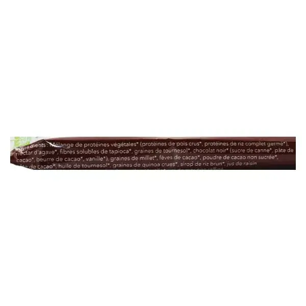 Vit'all+ Barre Protéinée Végétale Chocolat Bio 50g