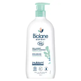 Biolane Expert - Gel Corps & Cheveux Bio - Peaux Sensibles - 500ml