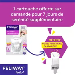 FELIWAY Help! Pack éco 3 cartouches Anti-stress chat ponctuel 3x7 jours