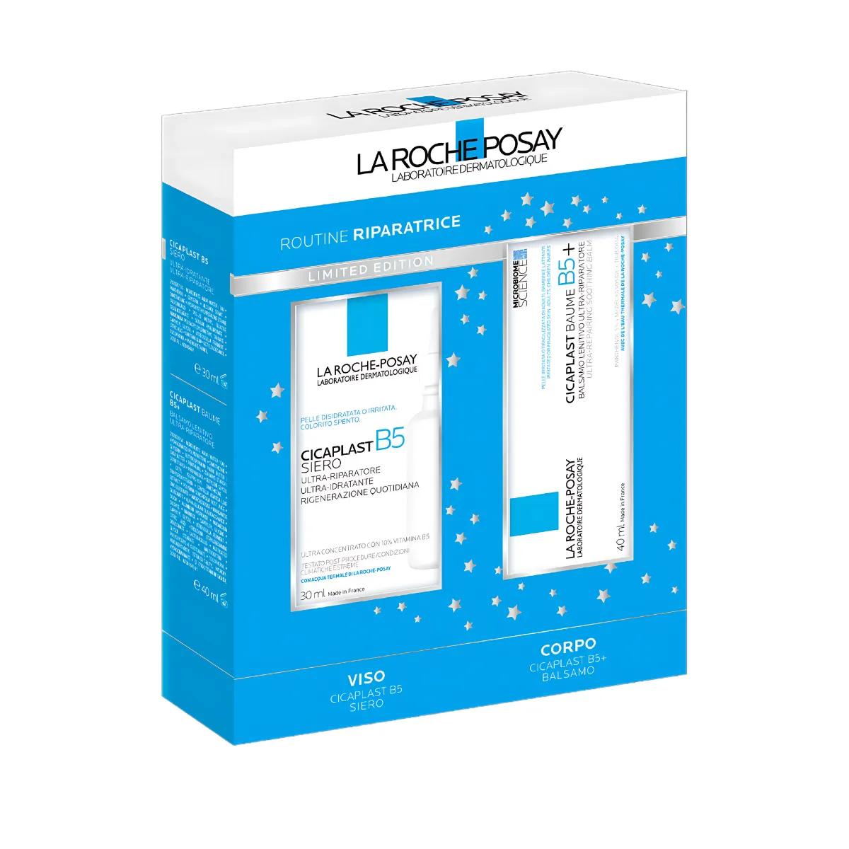 La Roche Posay Cofanetto Routine Riparatrice Con Cicaplast B5 Siero 30 ml + Cicaplast Baume B5+ 40 ml