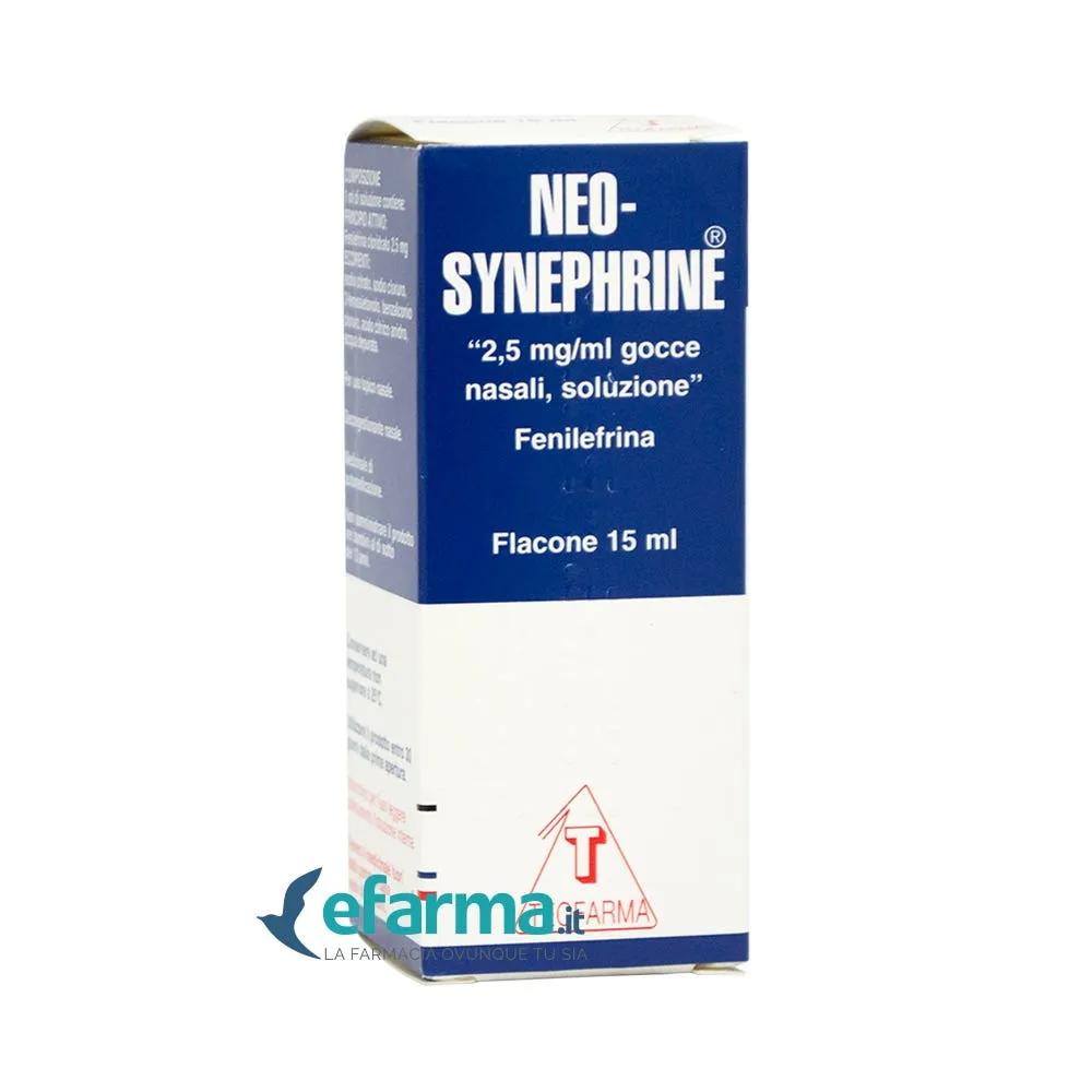 Neo-Synephrine Gocce Nasali Decongestionanti 2,5 mg/ml Fenilefrina 15 ml