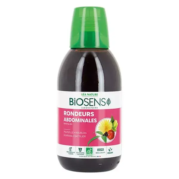 Biosens Cocktail Rondeurs Abdominales Femme 45+ Bio 500ml