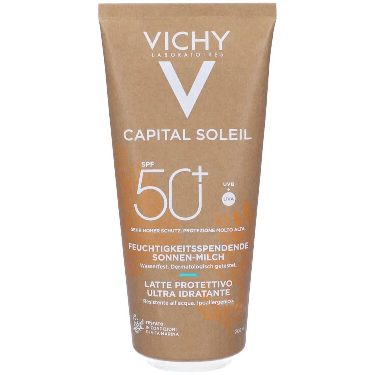 Vichy Capital Soleil Latte Solare Eco-Sostenibile Spf 50+ 200 ml