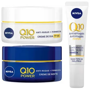 Nivea Q10 Powercreme LSF 30 50 ml + Nachtcreme 50 ml + Kontur 15 ml