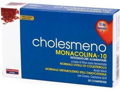 Cholesmeno Monacolina 10 Integratore 30 Compresse