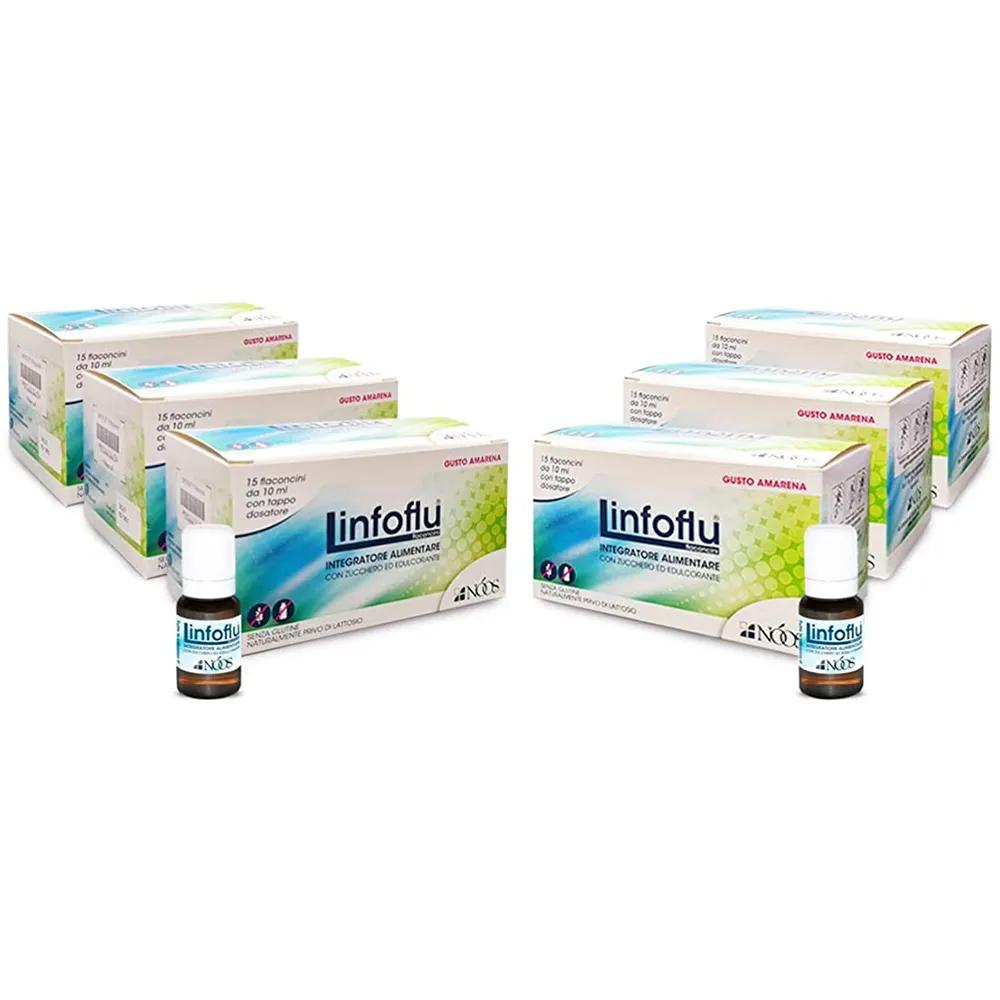 Linfoflu PROMO Multipack Integratore Difese Immunitarie 6x15 Flaconcini