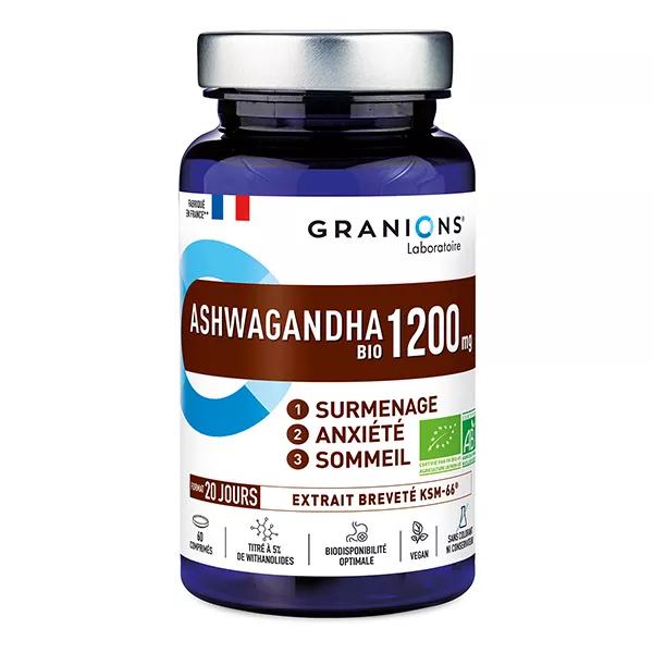 Granions Ashwagandha Pillbox 1200 Mg Organic 60 tablets