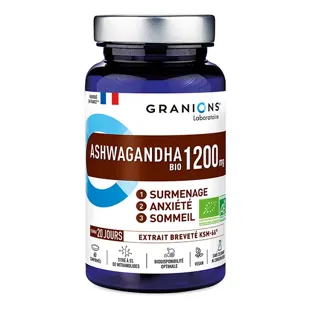 Granions Ashwagandha Portapillole 1200 Mg Bio 60 Compresse