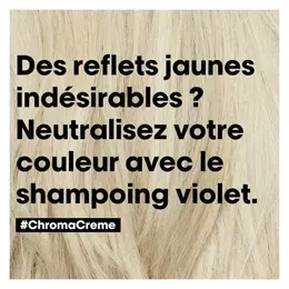 L'Oréal Professionnel Serie Expert Chroma Crème Shampoing Violet Crème Neutralisante Reflets Jaunes 500ml