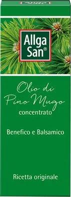 Allgasan Olio di Pino Mugo Concentrato Benefico e Balsamico 10 ml