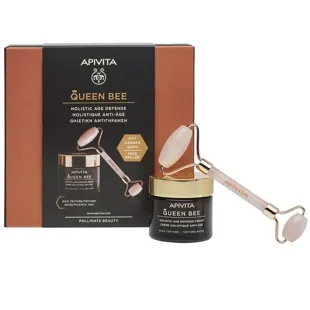 Apivita Queen Bee Rich Texture 50 ml + GESCHENK Roller Jade