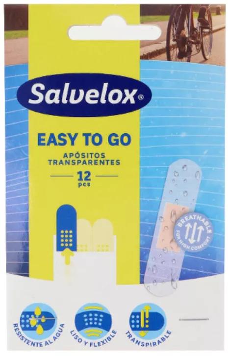 Salvelox Easy To Go Apósitos Transparentes 12 uds