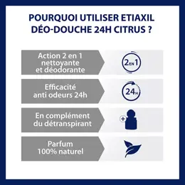 Etiaxil Soin Déo-Douche 24h 200ml