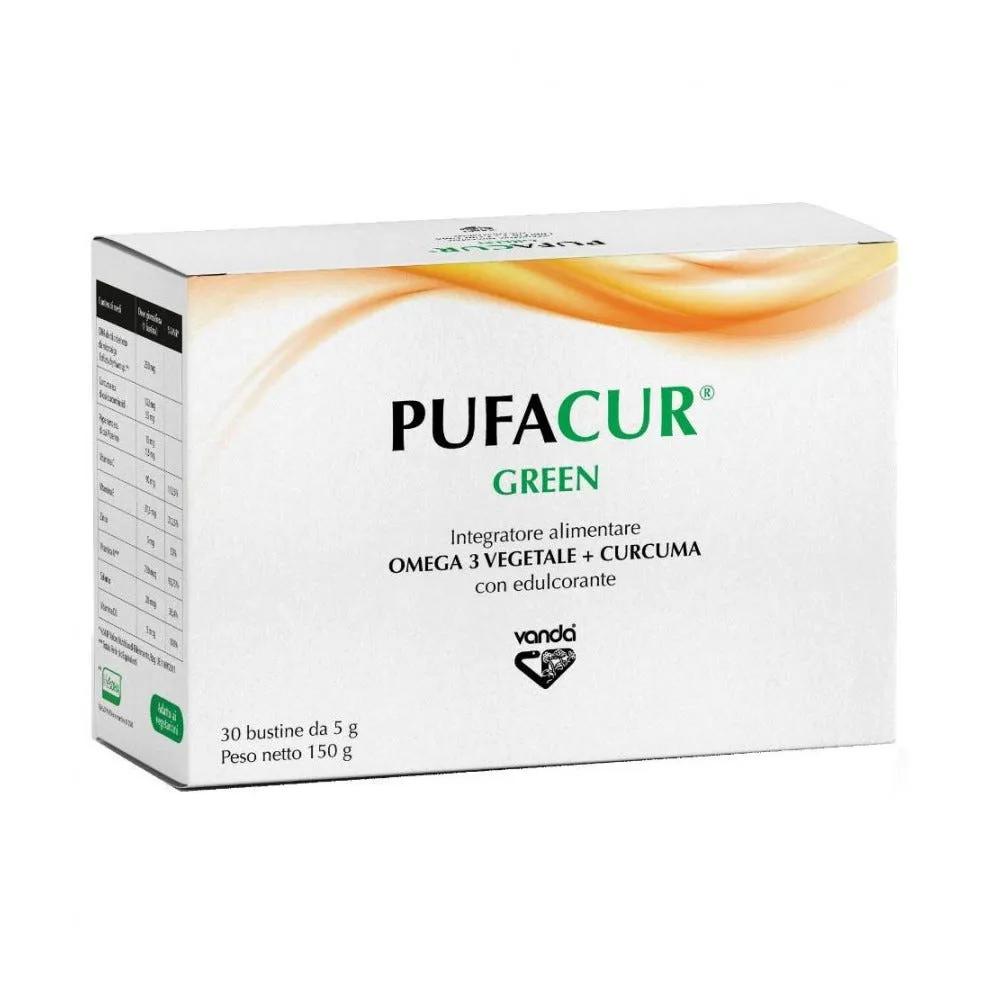 Pufacur Green Antiossidante e Supporto Cardiovascolare 30 bustine