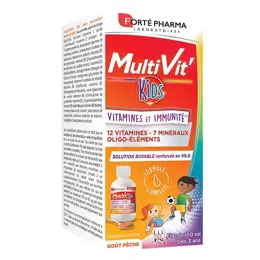 Forté Pharma Multivit' 4G Vitamines et Immunité dès 3 ans 150ml