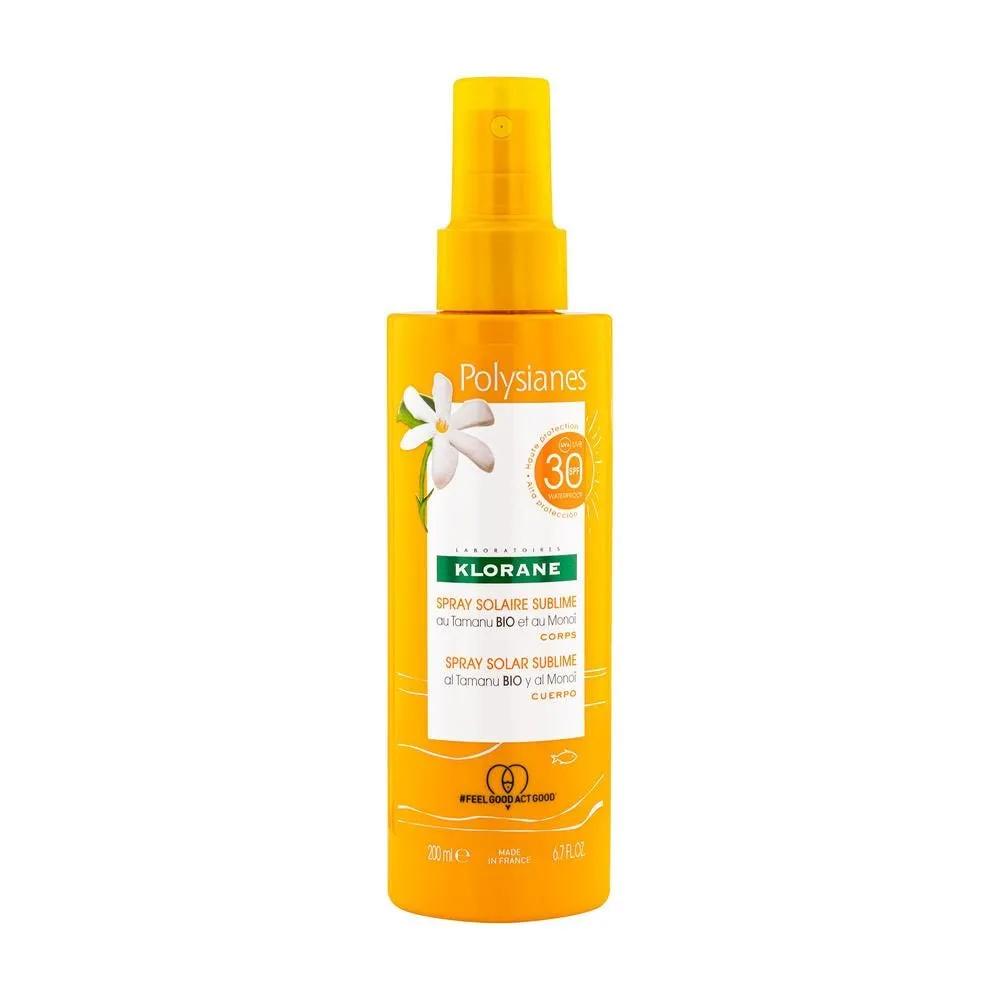 Klorane Polysianes Spray Solare Sublime SPF 30 Protezione Corpo 200 ml