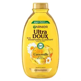 Garnier Ultra Doux Shampoing Illuminant Camomille Miel 400ml