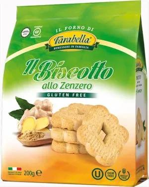 Farabella Biscotti Allo Zenzero Senza Glutine 200 g