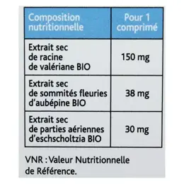 Nutreov Physcience Optinuit Sommeil Bio 30 comprimés